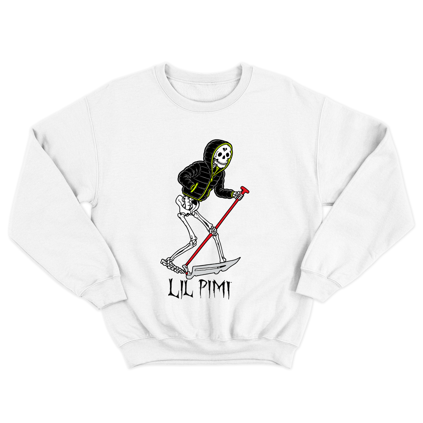 UNISEX CREWNECK - PIMI SKELETON - BQLA